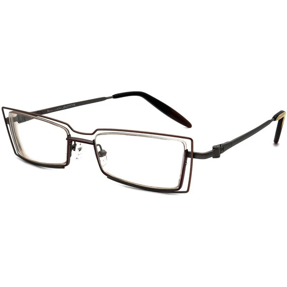 Traction Productions Eyeglasses Gunmetal Rectangu… - image 3