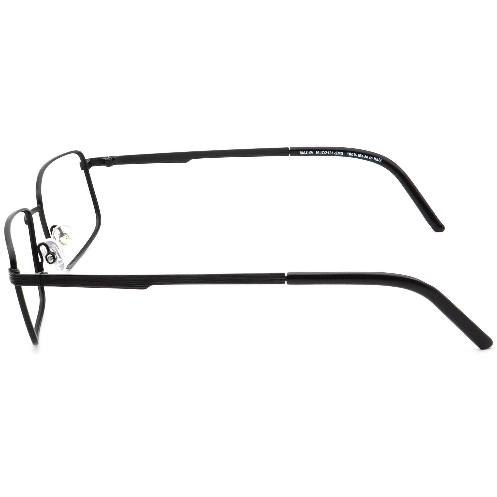 Maui Jim Eyeglasses MJO2131-2MS Satin Black Rectangular Metal