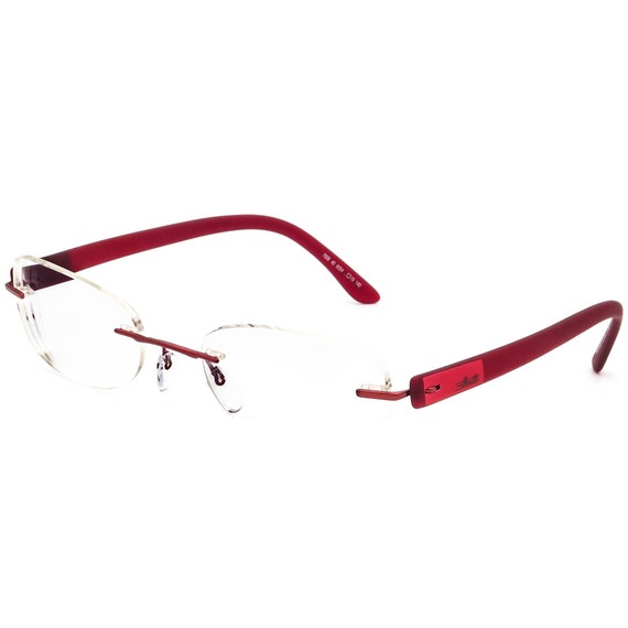 Silhouette Eyeglasses 7608 40 6054 Burgundy Rimle… - image 3