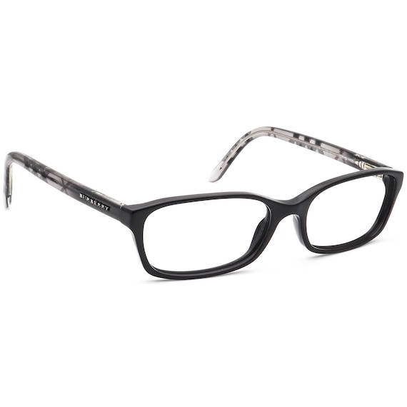 Burberry Eyeglasses B 2073 3164 Polished Black gray Plaid Frame Italy 5316 135 Etsy Ireland