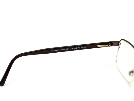 Daniel Swarovski Eyeglasses S162 40 6052 Brown/Bl… - image 9