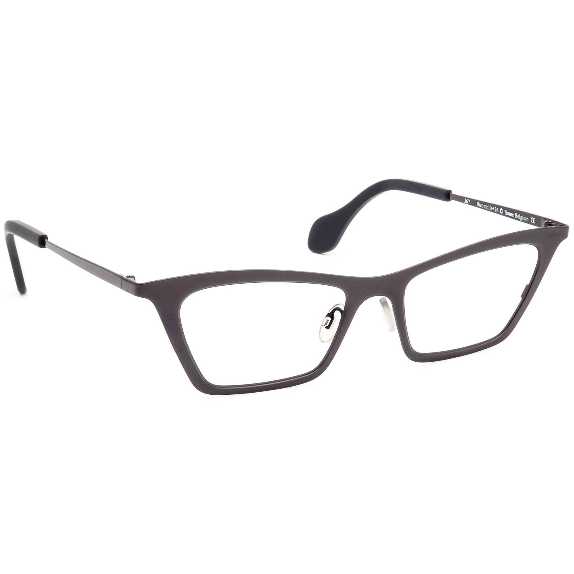 Theo Women's Eyeglasses Mille26 367 Dark Brown Shine 