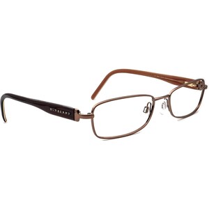 Burberry Women&#39;s Eyeglasses B 1066 1016 Brown Rectangular Frame Italy 52[]17 135