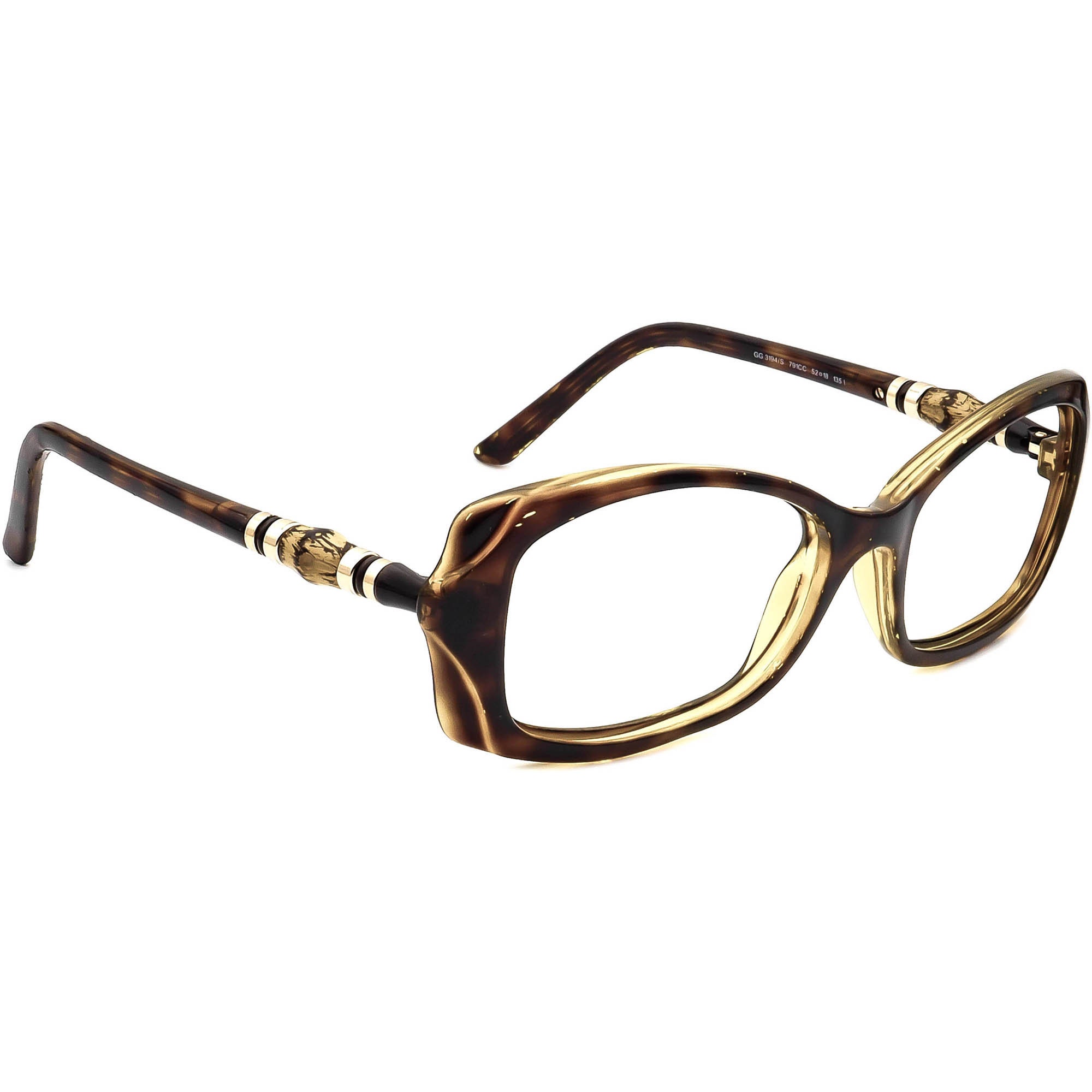 Gucci Sunglasses Frame Only GG 3194/S 791CC Dark Tortoise B  display picture 2