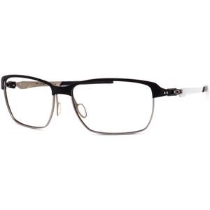 Oakley Men's Sunglasses Frame Only OO4083-01 Tinfoil Matte Black/Gunmetal Square Metal 58 mm image 3