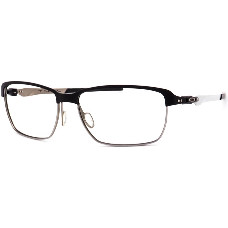 Oakley Men's Sunglasses Frame Only OO4083-01 Tinfoil Matte Black/Gunmetal Square Metal 58 mm image 3