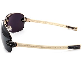 Buy Chrome Hearts Rare Sunglasses “FRAME ONLY” Ivory Leather