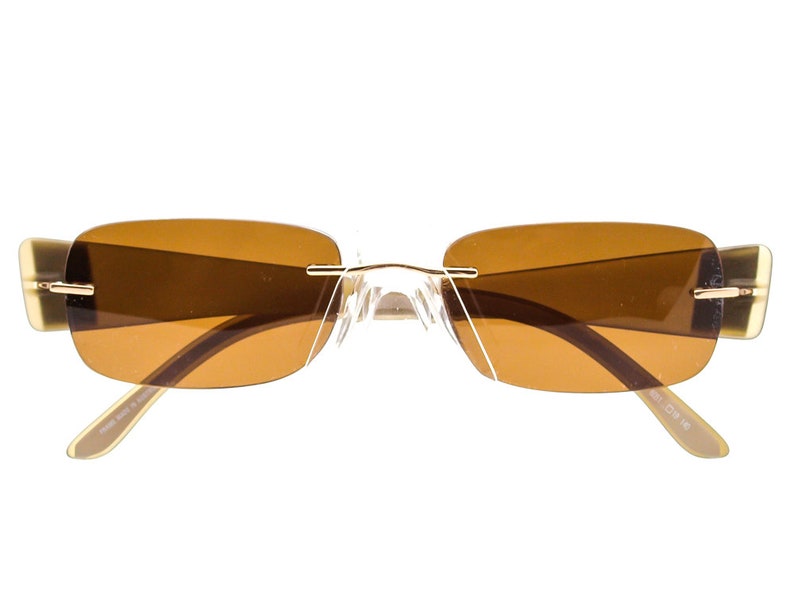 Silhouette Eyeglasses 7599 20 6051 Gold/honey Rimless Frame - Etsy