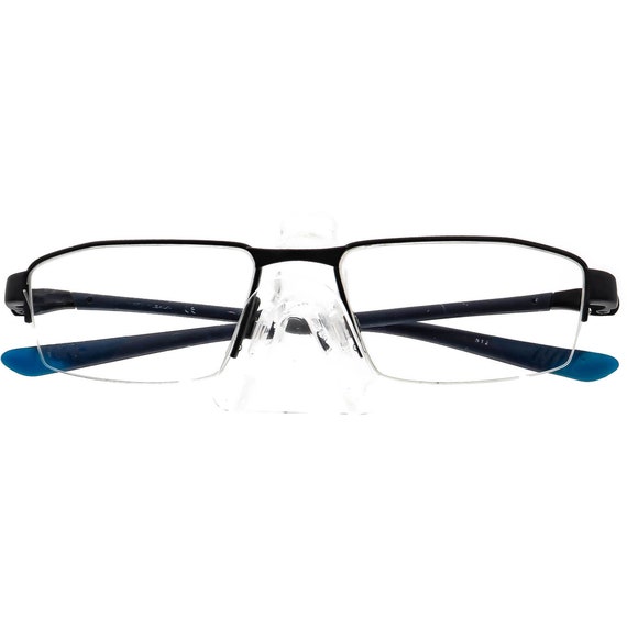 Nike Eyeglasses Black/Blue Half Rim Frame 53[]21 … - image 8