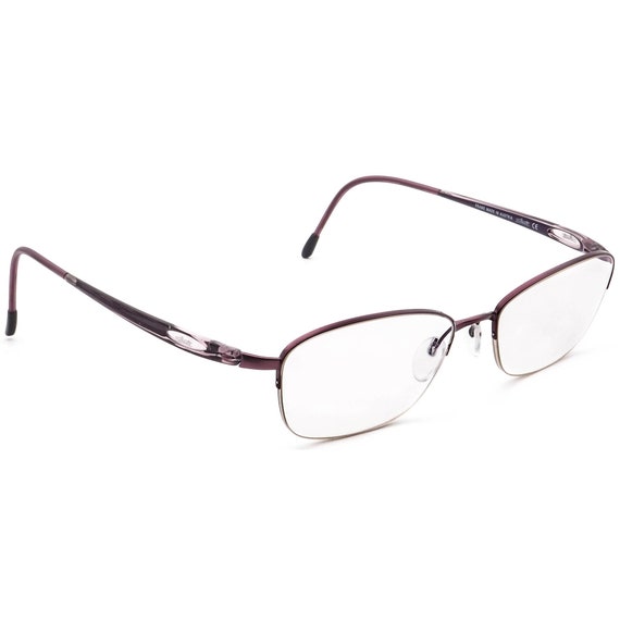 Gafas Silhouette Mujer 6614 40 6052 Purple Half Rim Austria 5316 135 Etsy Mexico