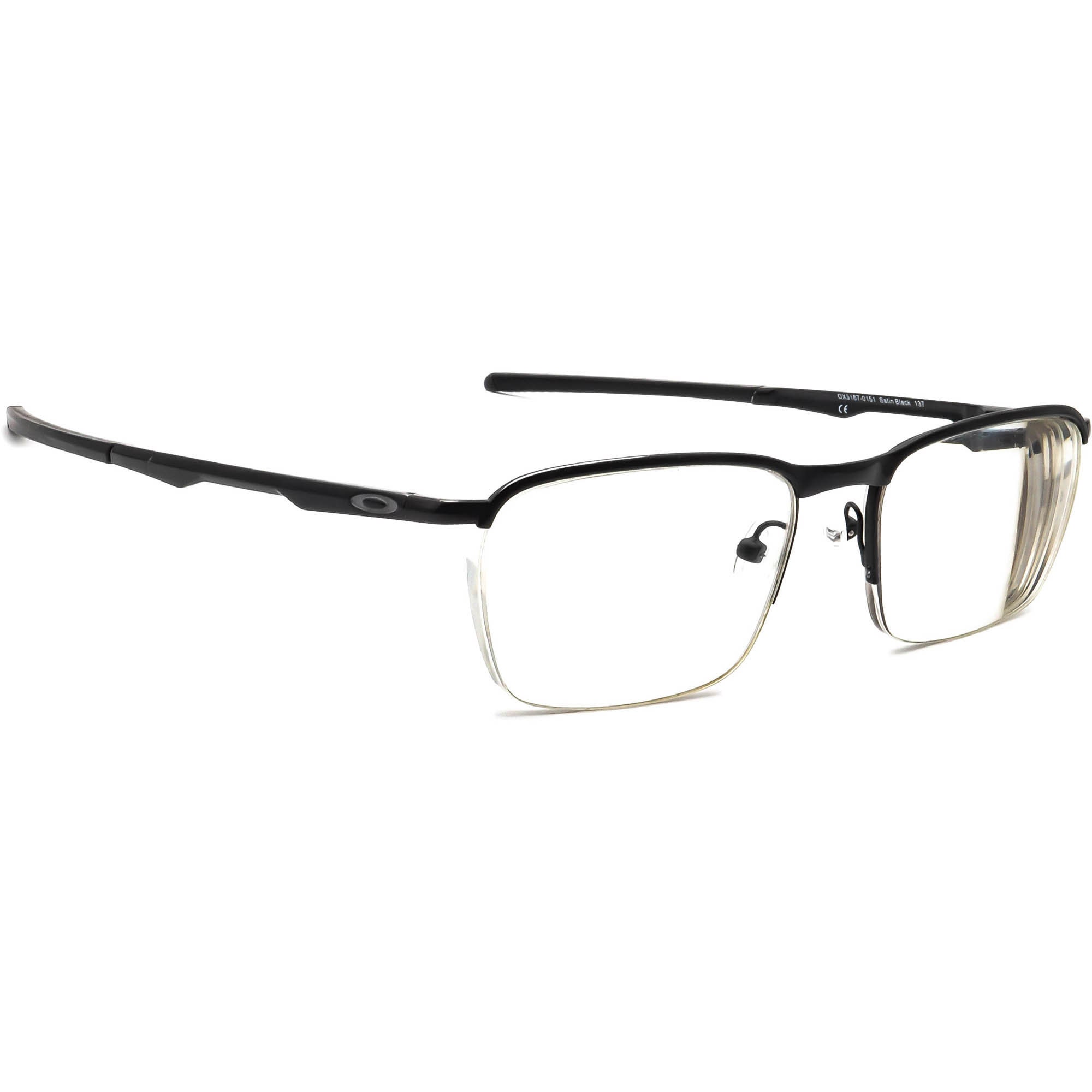 Oakley Eyeglasses OX3187-0151 Conductor 0.5 Satin Black Half Rim