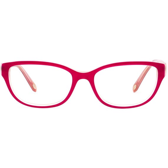 Tiffany & Co. Eyeglasses Eye Glasses Frames TF 2087-H 8176 52-16-140 Tiffany & Co. Eyeglasses TF 2087-H 8176 Cherry/pink Cat Eye  main image 4