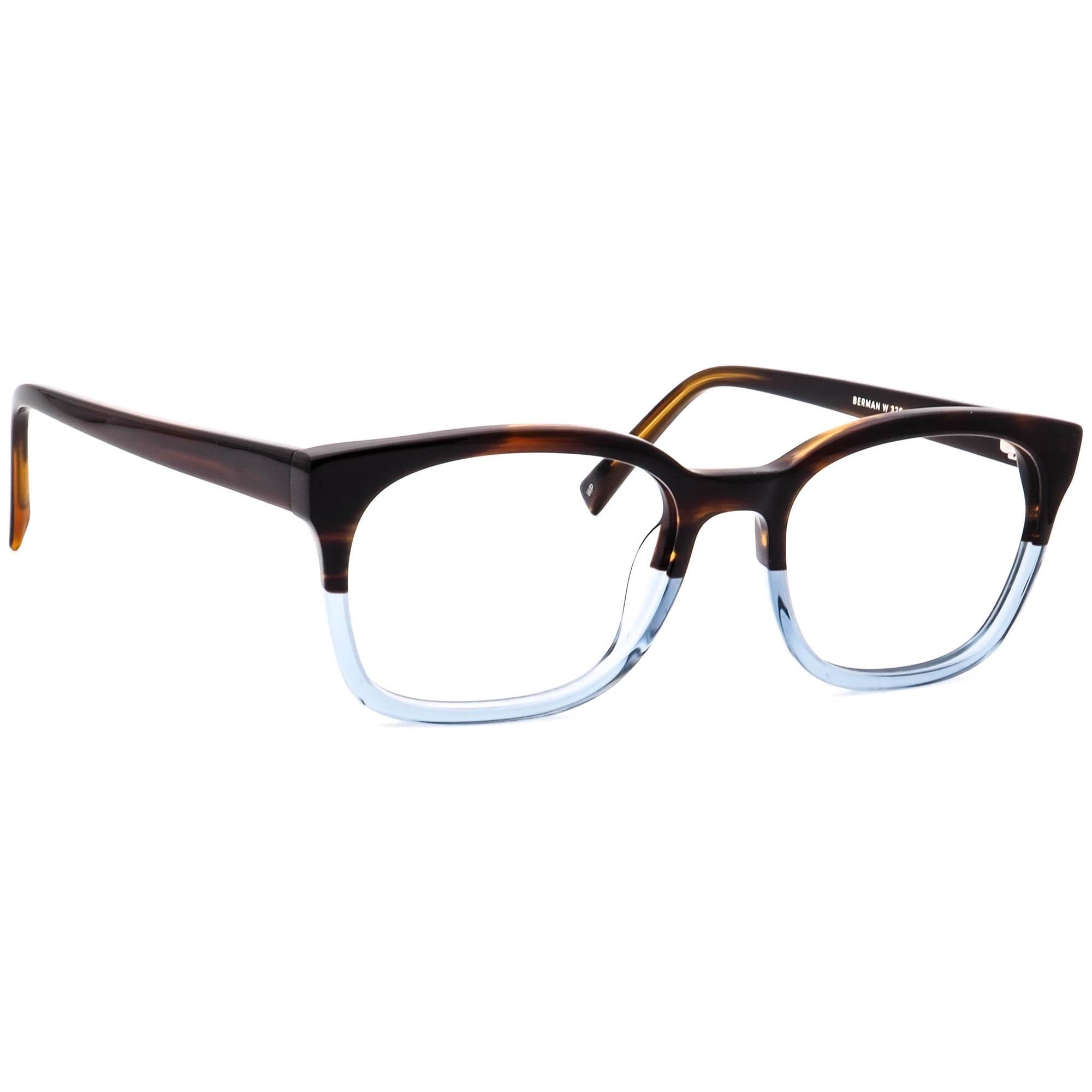 Warby Parker Eyeglasses Berman W 325 Eastern Bluebird Fade Square