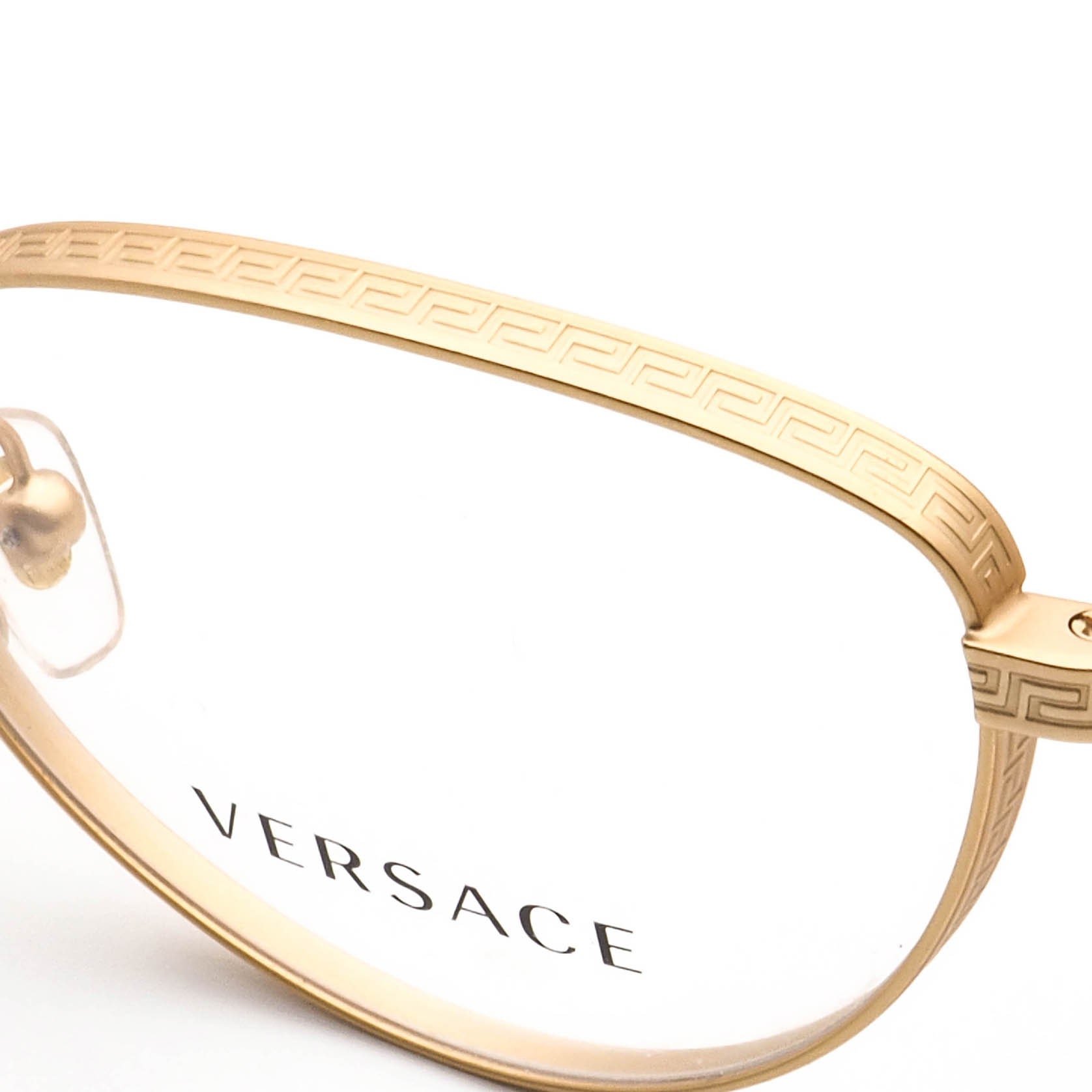 Versace Eyeglasses Eye Glasses Frames Mod 1266 1252 54-17-140 Versace VE1306 Glasses 1266 Silver Brushed - eye-oo.com main image 2