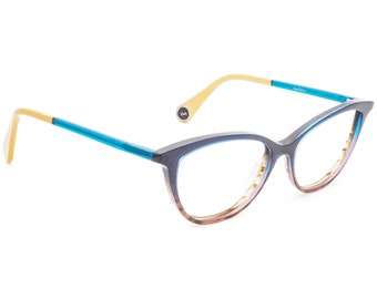 Woow Women's Eyeglasses Get Out Blue null Frame Italy 54[]18 140 Handmade