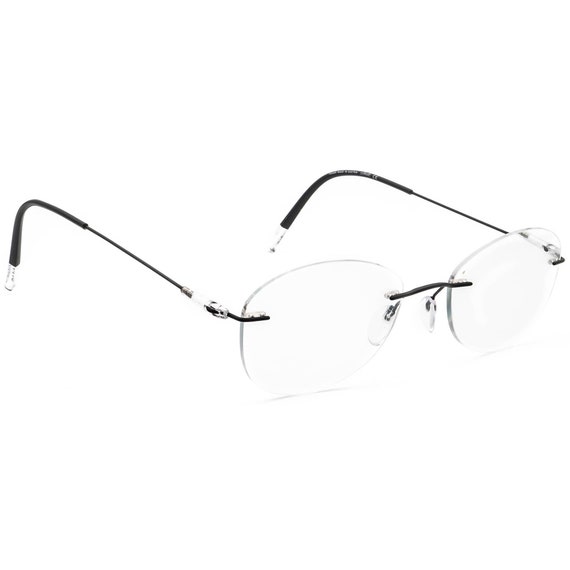 Silhouette Eyeglasses 5500 70 9140 Titan Black Ri… - image 1