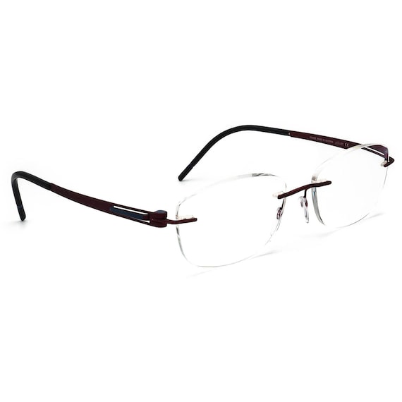 Silhouette Eyeglasses 5369 40 6062 Burgundy Rimles