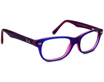 Ray-Ban Anteojos Pequeños RB 1555 3666 Púrpura en Pink Square Frame 48[]16 130