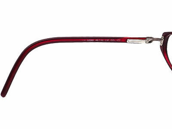 Exess Eyeglasses MOD. 52280 COL 171 Burgundy Oval… - image 6