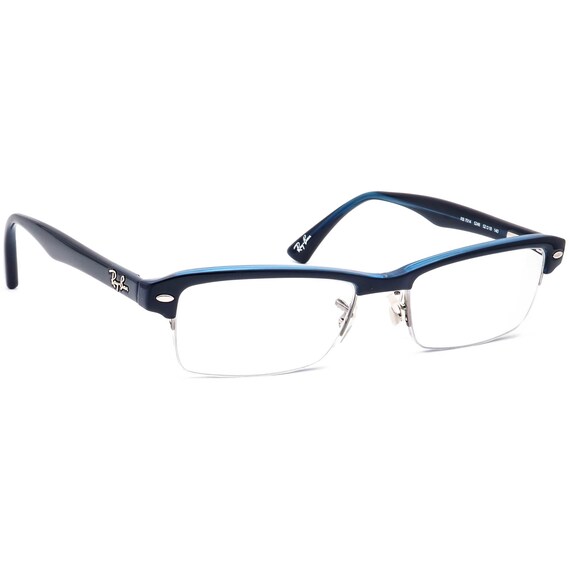 Ray-Ban Eyeglasses RB 7014 5246 Blue Half Rim Fra… - image 1