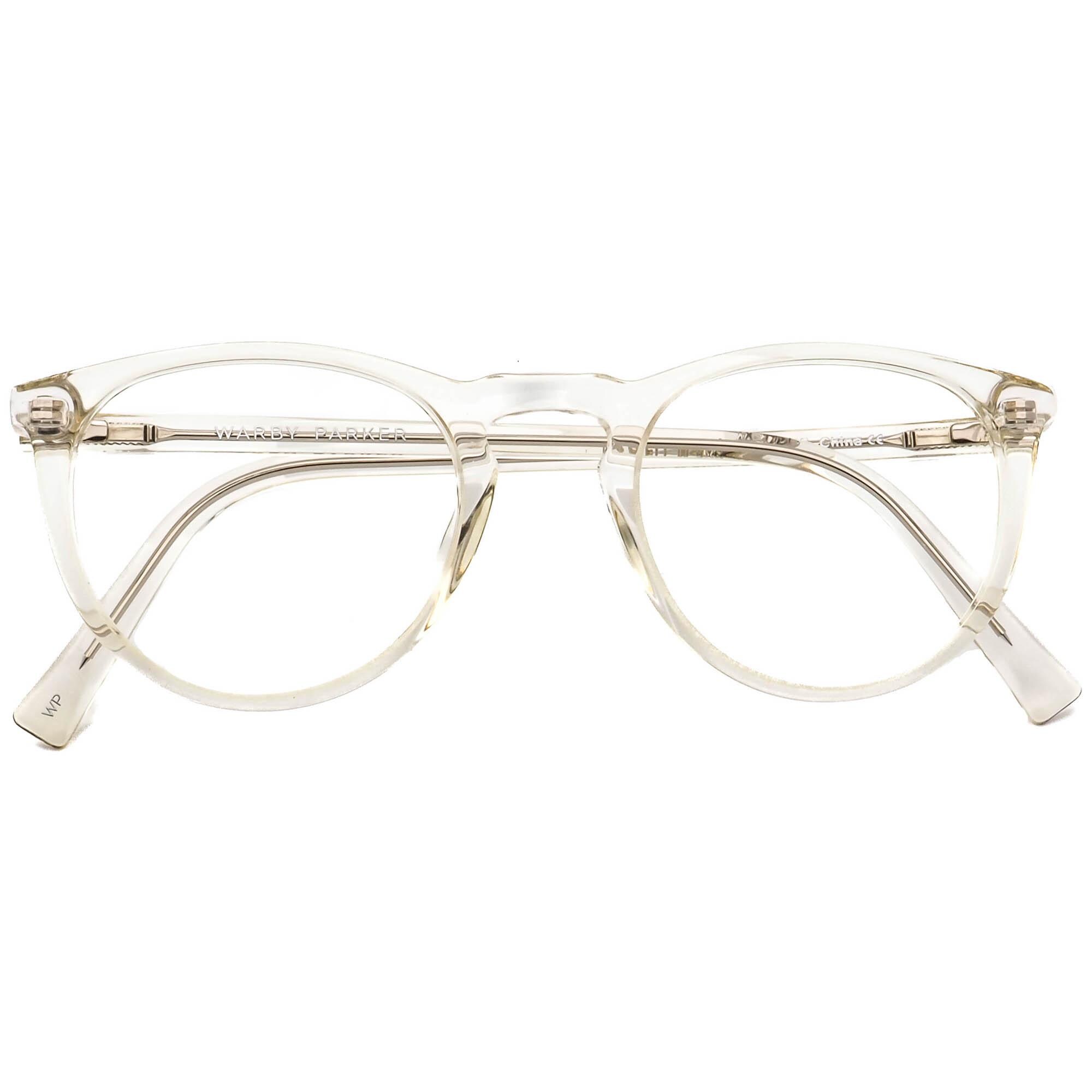 Warby Parker Murphy 500 frames with case Warby Parker Eyeglasses Percel 500 Clear Horn Rim Frame 48  main image 2
