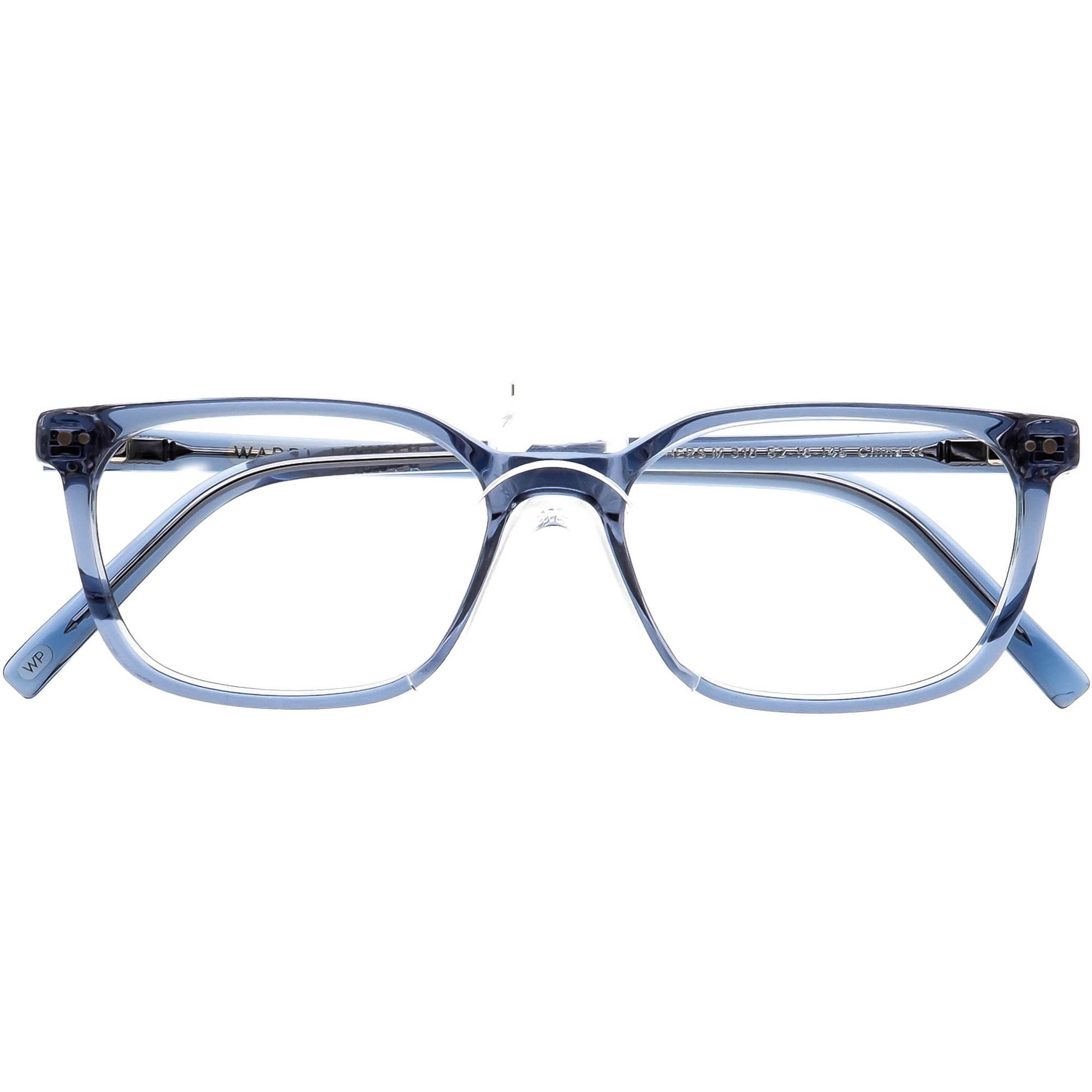 Warby Parker Eyeglasses Weathers M 318 Crystal Blue  display picture 3