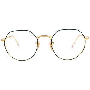 Gafas de vista Ray-Ban RB 6465 Jack 3136, montura metálica irregular, color petróleo mate/dorado brillante, 51[]20 140 imagen 2