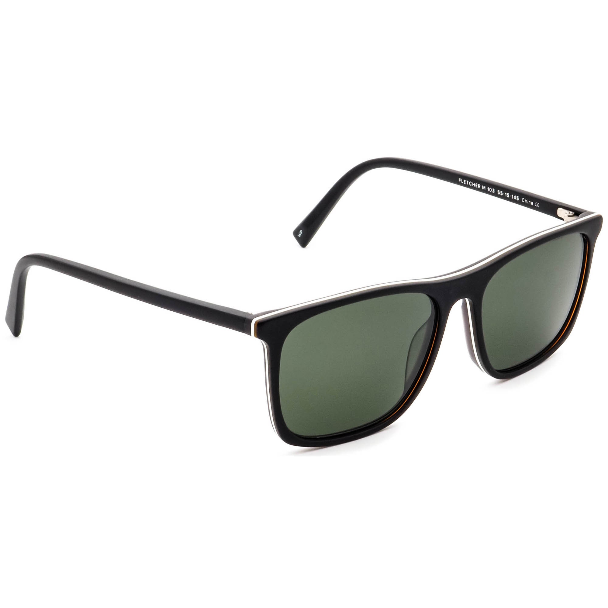 LIKE NEW Warby Parker Sunglasses “Fletcher” Unisex Fletcher Sunglasses in Black Matte Eclipse | Warby Parker main image 2