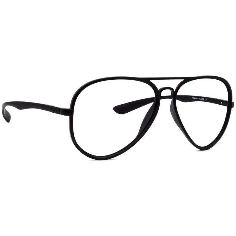 Ray-Ban Sunglasses Frame Only LiteForce RB 4180 W3364 Matte Black Aviator Italy 58 mm image 1