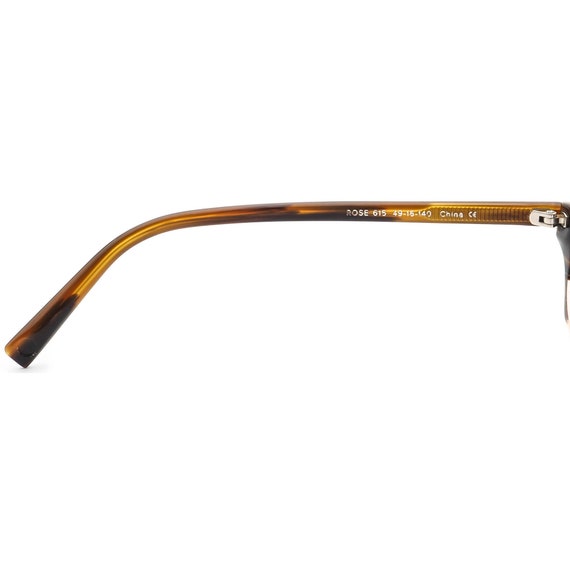 Warby Parker Eyeglasses Rose 615 Striped Brown&Cl… - image 8