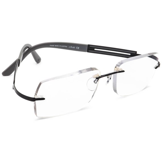 Silhouette Eyeglasses 7671 50 6054 Titan Black&Gra