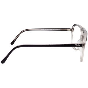 Ray-Ban Sonnenbrillengestell Nur Bill One RB 2205 1396/B1 Transparent Grau Quadrat 60 mm Bild 4