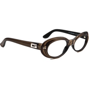 Gucci Sunglasses Frame Only GG 2413/N/S 4NR Brown on Black Oval Italy 52 mm