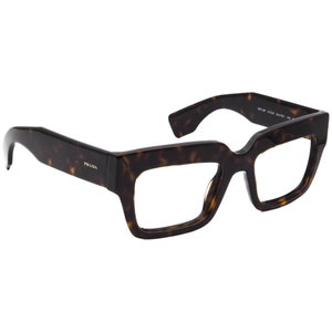 Prada Sunglasses Frame Only SPR 28P 2AU 6S1 Havana Tortoise Square Italy 51 mm