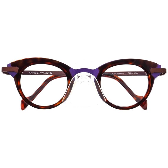 Anne Et Valentin Eyeglasses Tab A110 Purple/Havan… - image 7