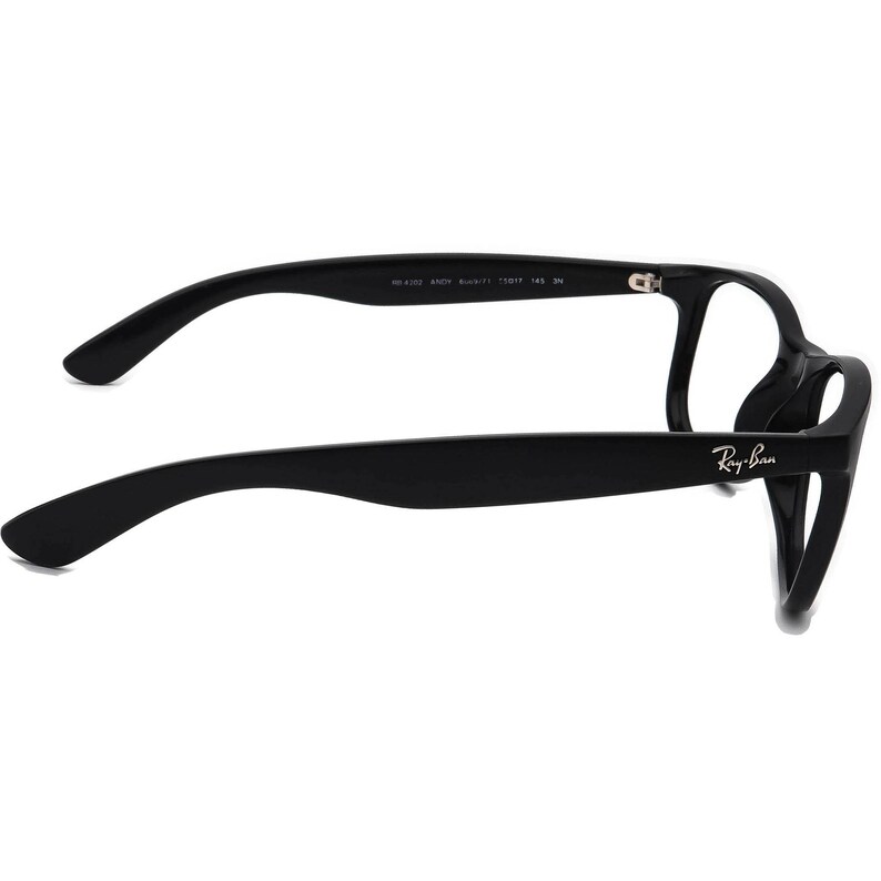 Gafas de sol Ray-Ban Frame Only RB 4202 Andy 6069/71 Negro mate sobre negro pulido Cuadrado Italia 55 mm imagen 4