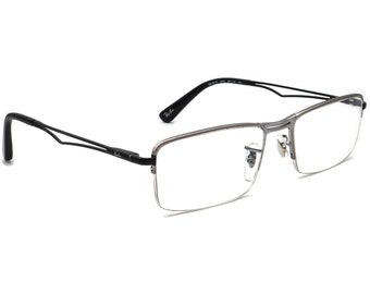 Ray-Ban glasögon RB 6216 2693 Silver/Svart Halvkantad Metallbåge 54[]18 140