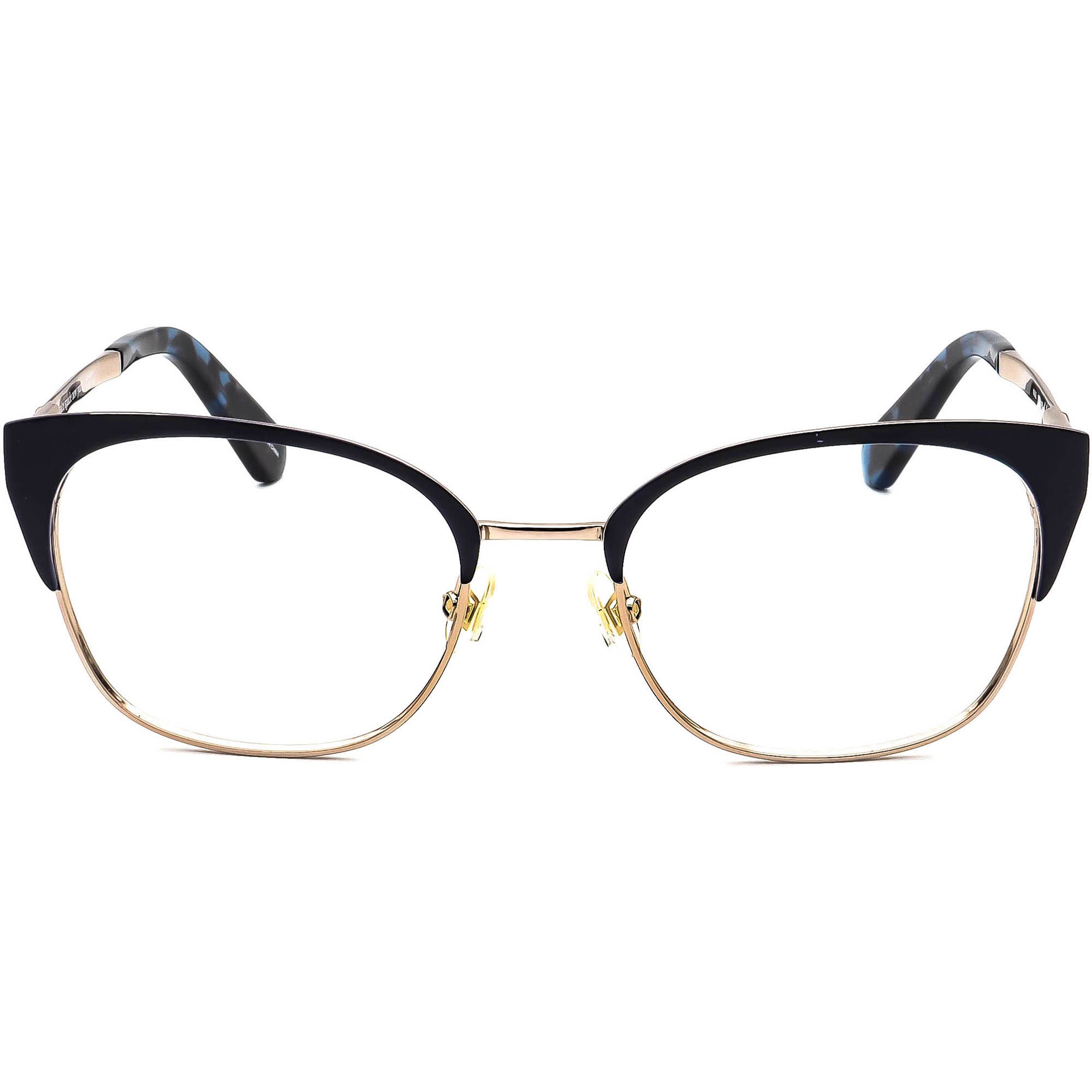 Kate Spade Eyeglasses Kalie PJP Blue/gold Browline Metal Frame - Etsy