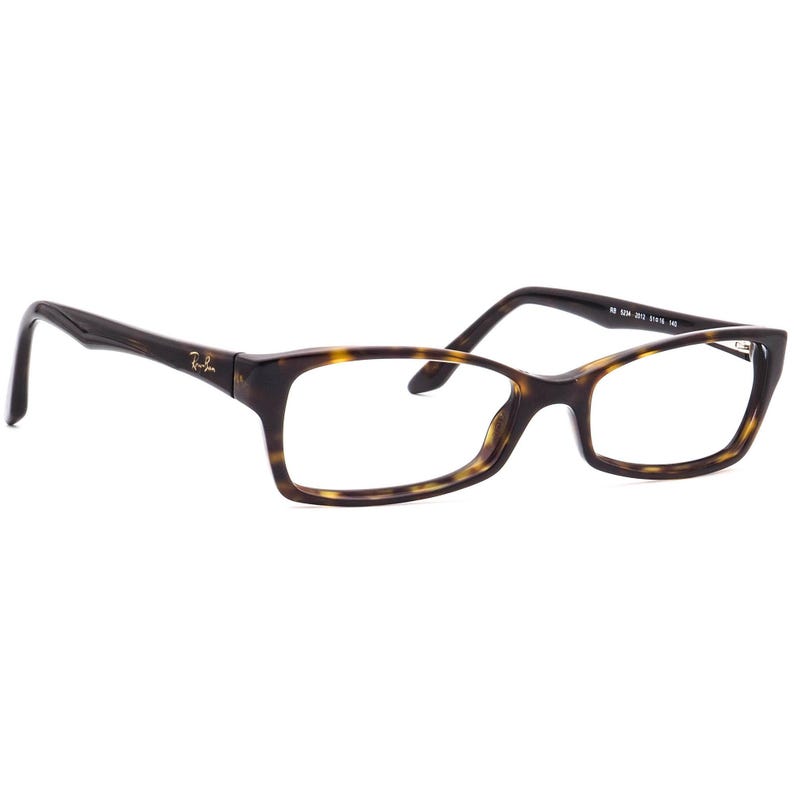 Ray-Ban Women's Eyeglasses RB 5234 2012 Dark Havana Semi Butterfly Frame 51[]16 140 image 1