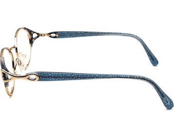 Silhouette Eyeglasses M 6407 /80 V 6054 Gold/blue Oval Frame  display picture 3