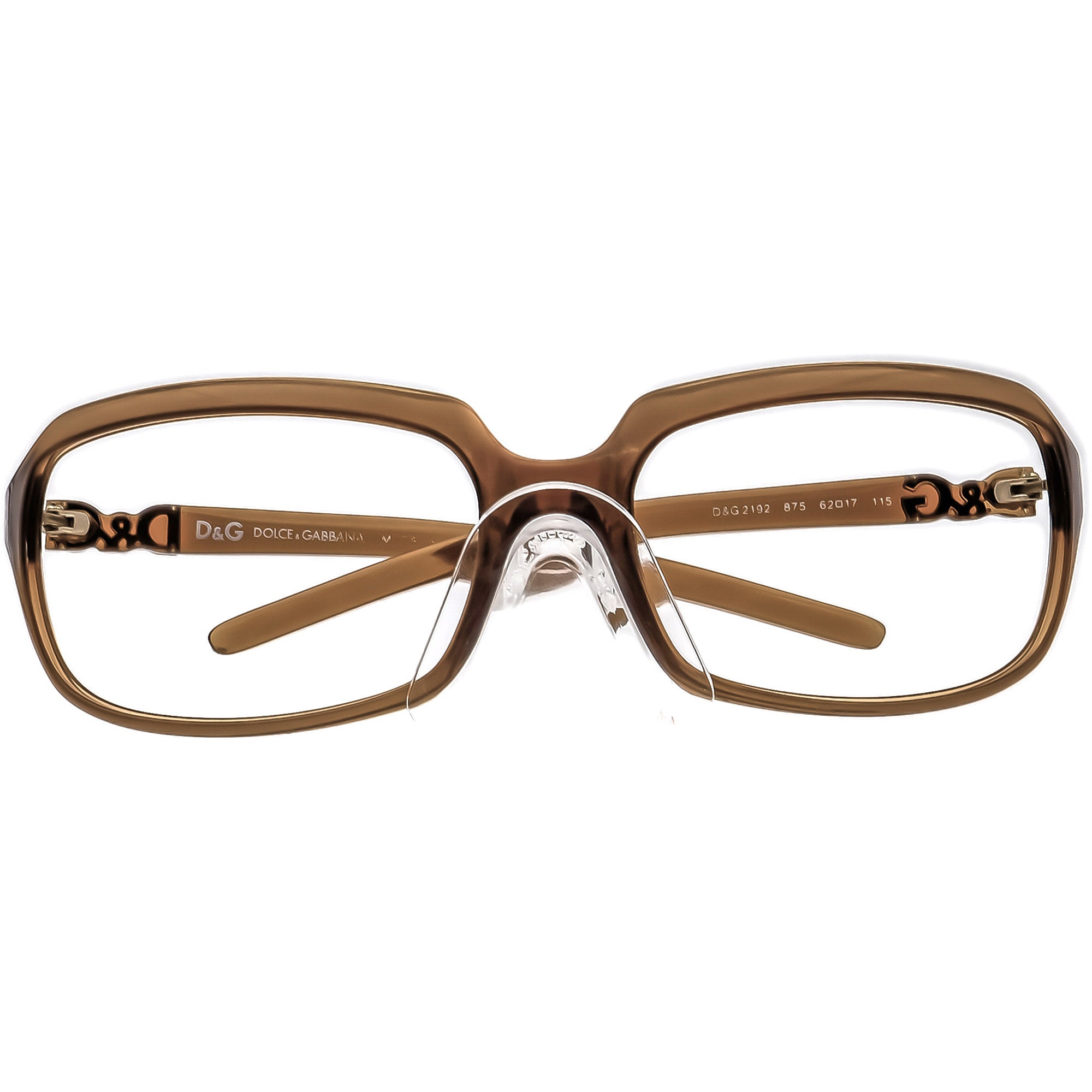 Vintage D&G Dolce Gabanna 2192 Tan Brown Sunglasses ( Frame Only) DOLCE & GABBANA D&G 2192 SUNGLASSES | eBay main image 3