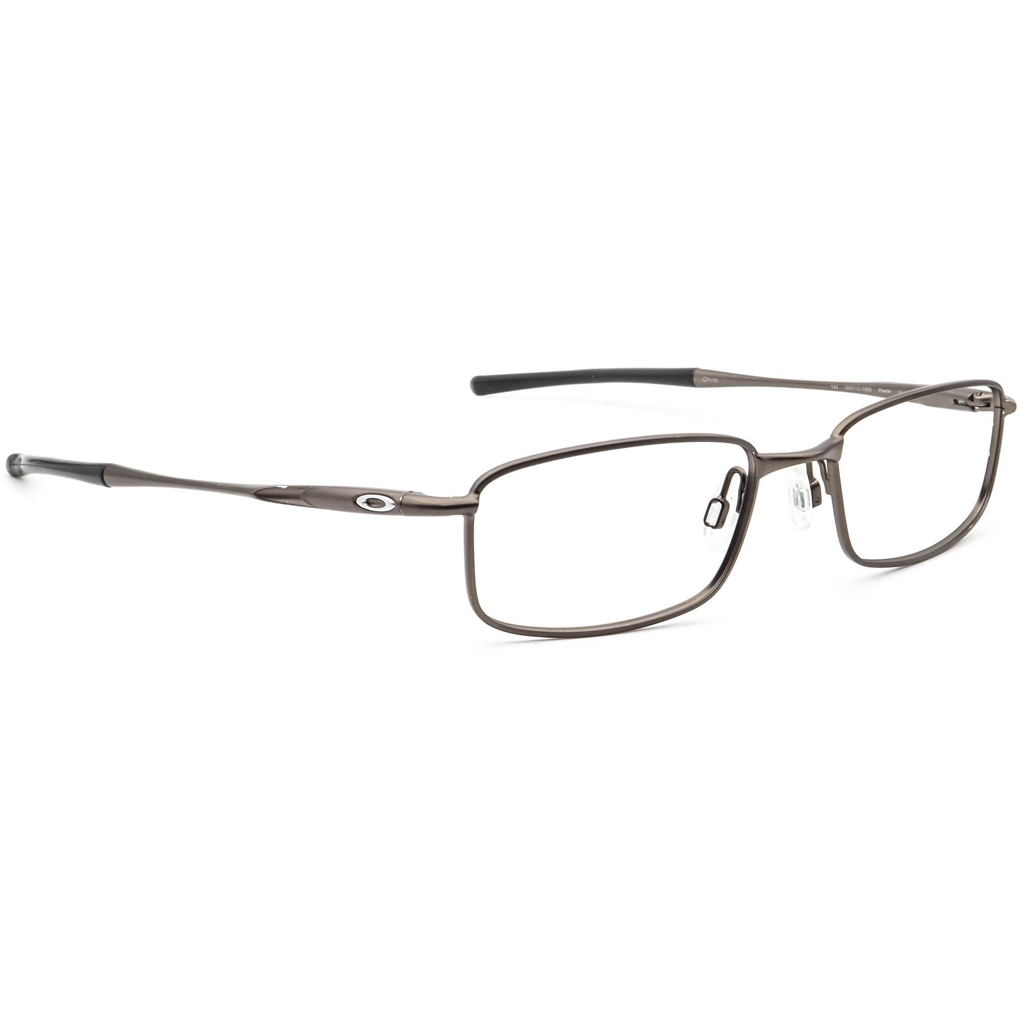 オークリー眼鏡 OX3110-0352 ケース ピューター 長方形 メタルフレーム  