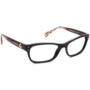 Coach Women&#39;s Eyeglasses HC 6082 5353 Black/Wild Beast B-Shape Frame 53[]17 140