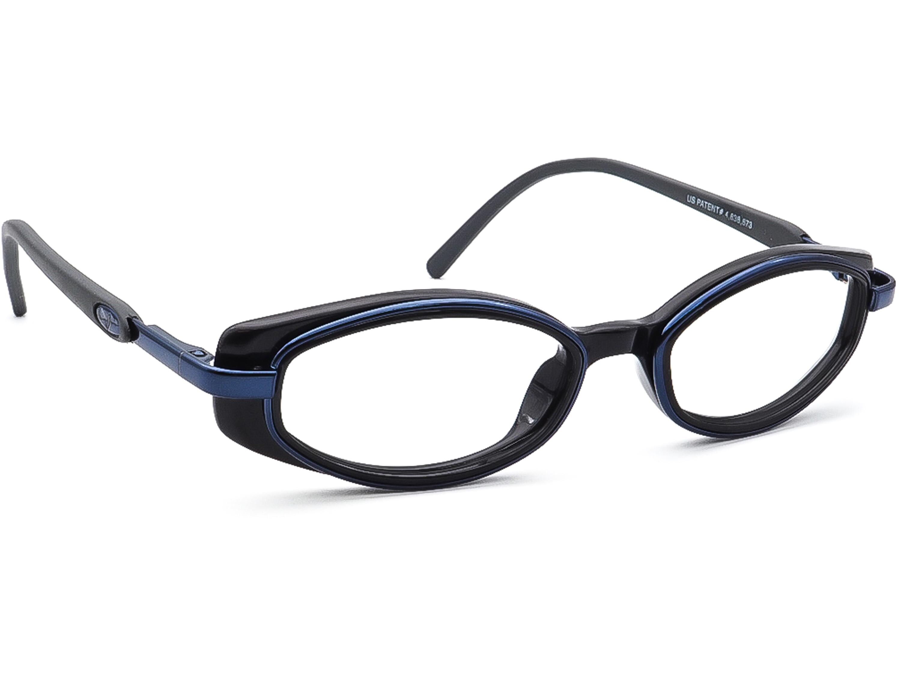 Maui Jim Sunglasses FRAME ONLY MJ-124-02 Black & Blue/gray  display picture 3