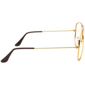 Ray-Ban Sunglasses Frame Only RB 3025 9001/A5 Polished Light Brown Aviator Metal Italy 58 mm image 4