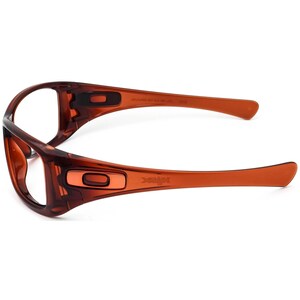 Oakley Men's Sunglasses Frame Only 03-485 Hijinx Transparent Rust Square USA 64 mm image 5