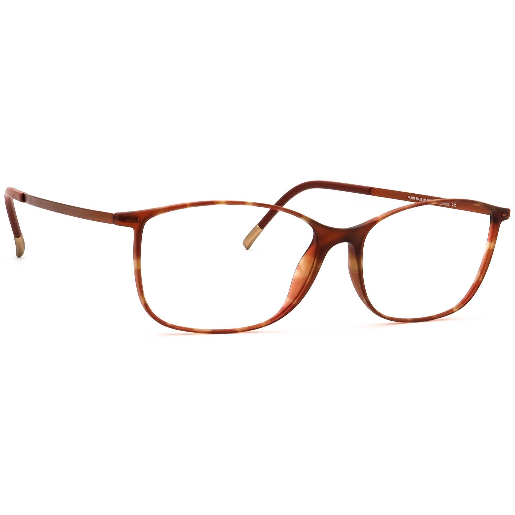 Silhouette SPX 1572 6110 Burgundy Eyeglass Frames 52-15-140 Austria Authentic Silhouette Eyeglasses SPX 1578 75 5040 Titan Burgundy/Blue  main image 4