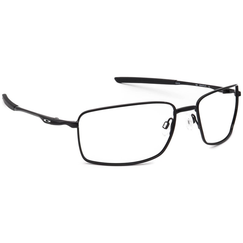 Oakley Sunglasses Frame Only OO4075-01 W Square Wire Polished Black Metal 60 mm image 1