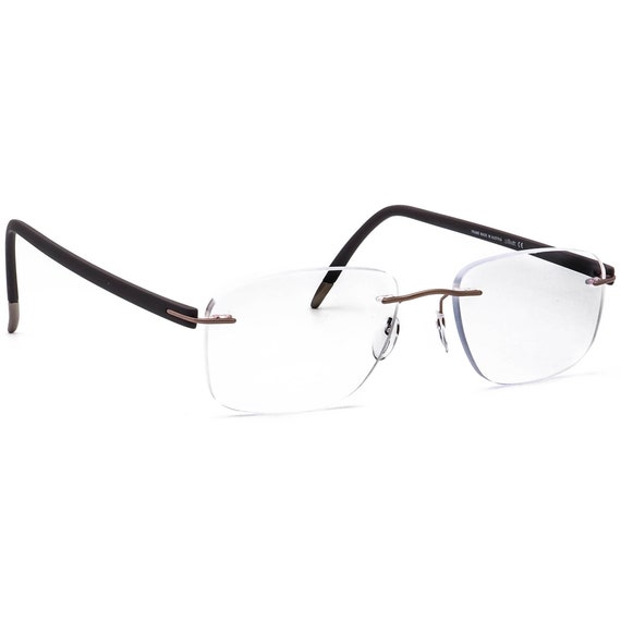 Silhouette Eyeglasses 5379 40 6059 Brown Rimless F
