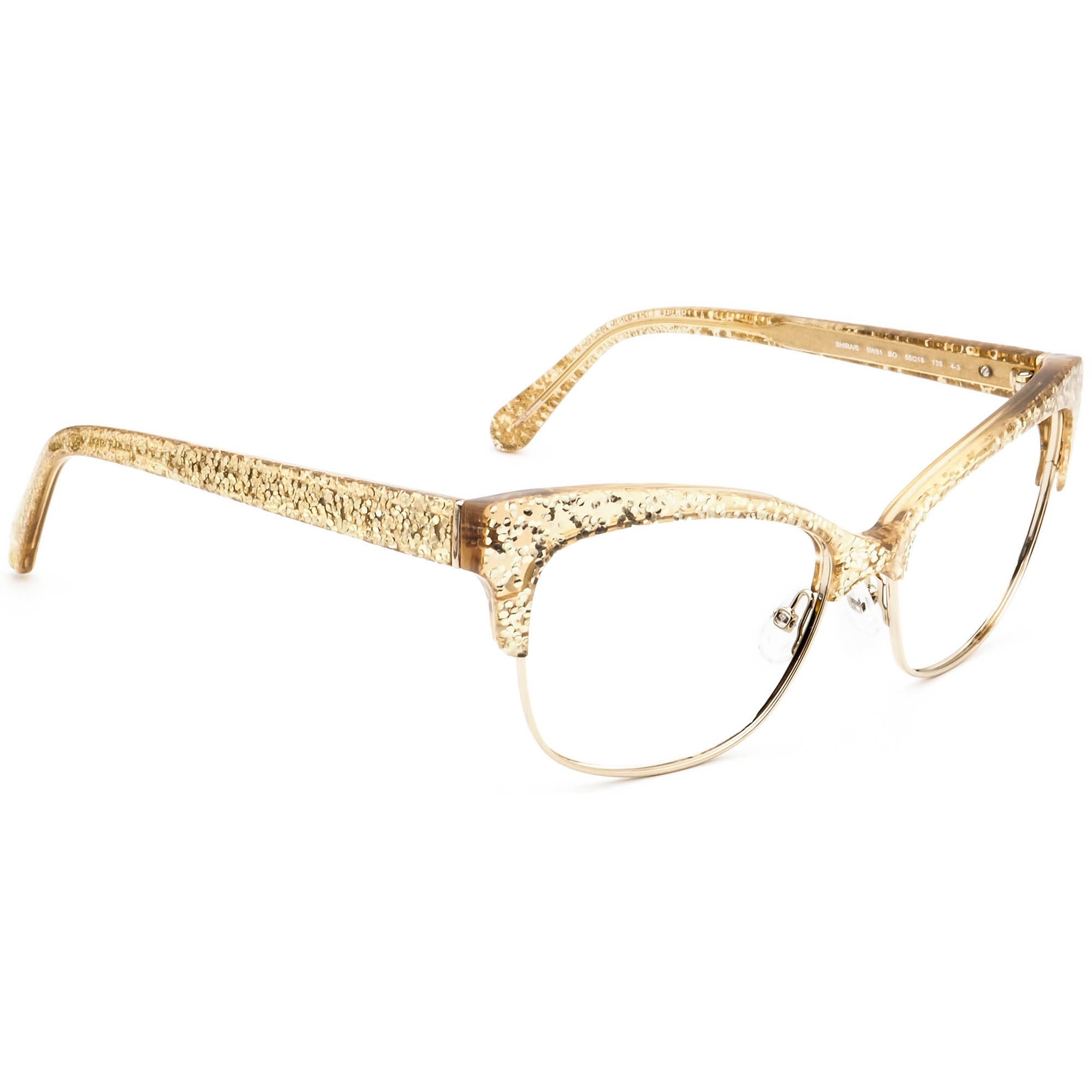 Kate Spade Women s Sunglasses Frame Only Shira s 0W51 Gold Glitter